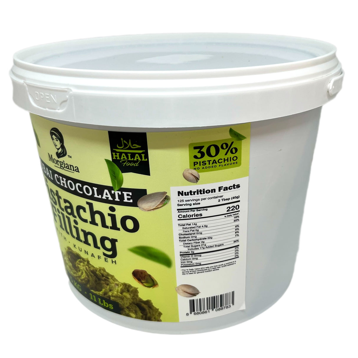 Morgiana Professional Bake-Stable Dubai Chocolate Pistachio Kunafeh Filling