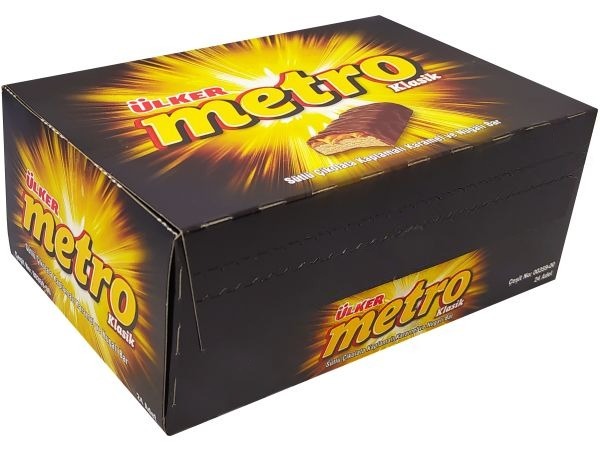 Ulker | Metro Milk Chocolate Coated Caramel & Nougat Bar 36g