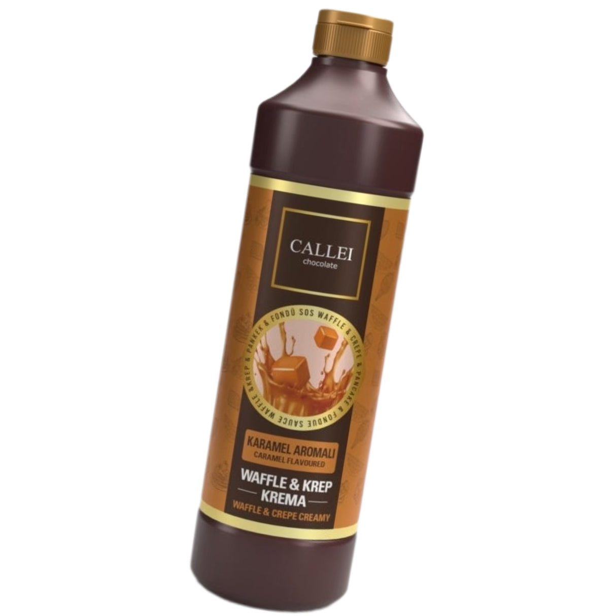 Callei Caramel Sauce 1000g – Gourmet Dessert Topping for Waffles & Pancakes