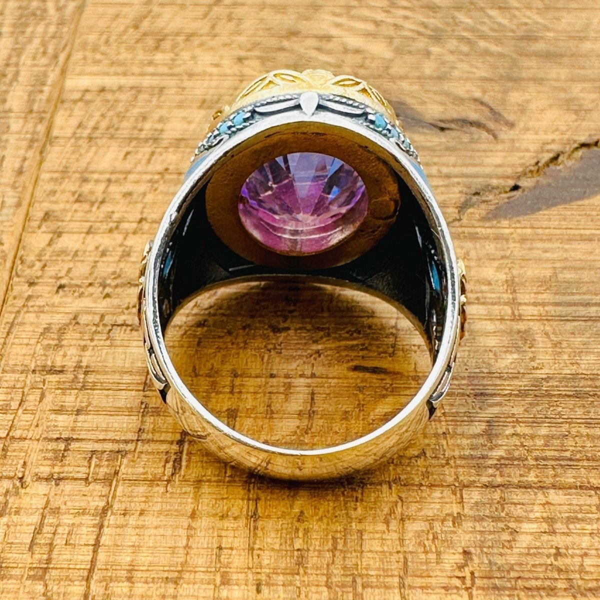Amethyst Oval Ring Jewelry - TryAladdin
