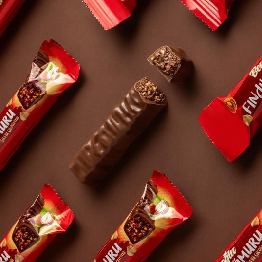 Beyoglu Hazelnut Rain Premium Milk Chocolate Bar with Chopped Roasted Hazelnuts - 1.23 oz (35g) - TryAladdin