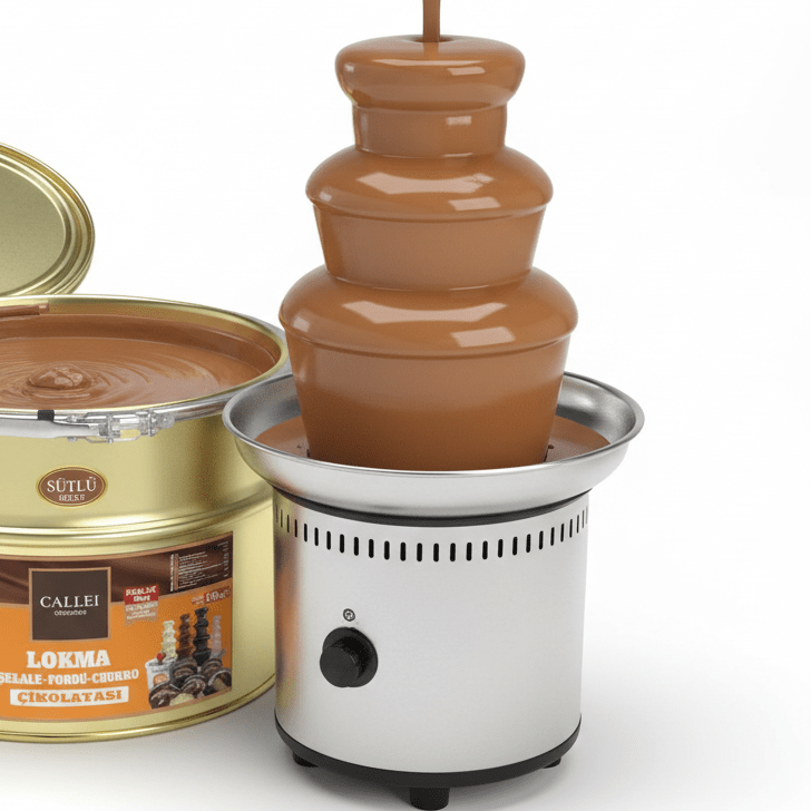 Callei 10kg Milky Fondue & Chocolate Fountain Cream - TryAladdin