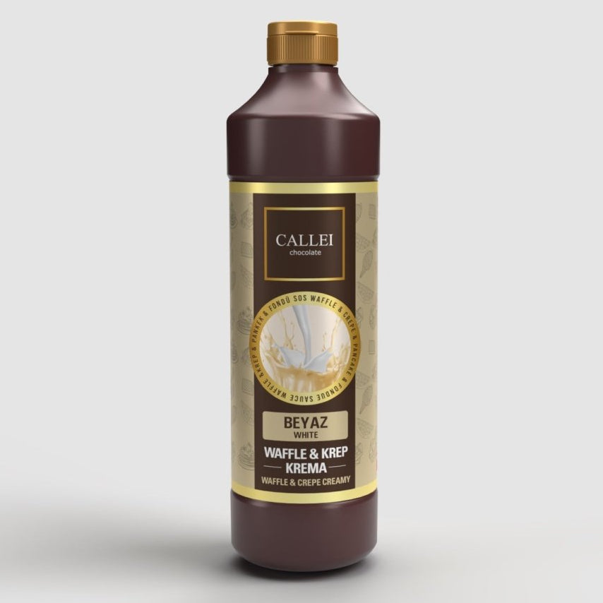 Callei White Chocolate Cream for Waffle, Pancake, Crepe & Fondue 1000gr - TryAladdin