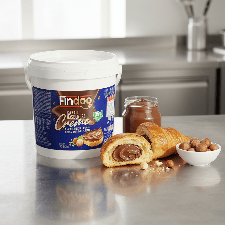 Celebiogullari Premium Cocoa Hazelnut Cream (35% Hazelnut) - 500g, 1kg & 5kg Buckets - TryAladdin