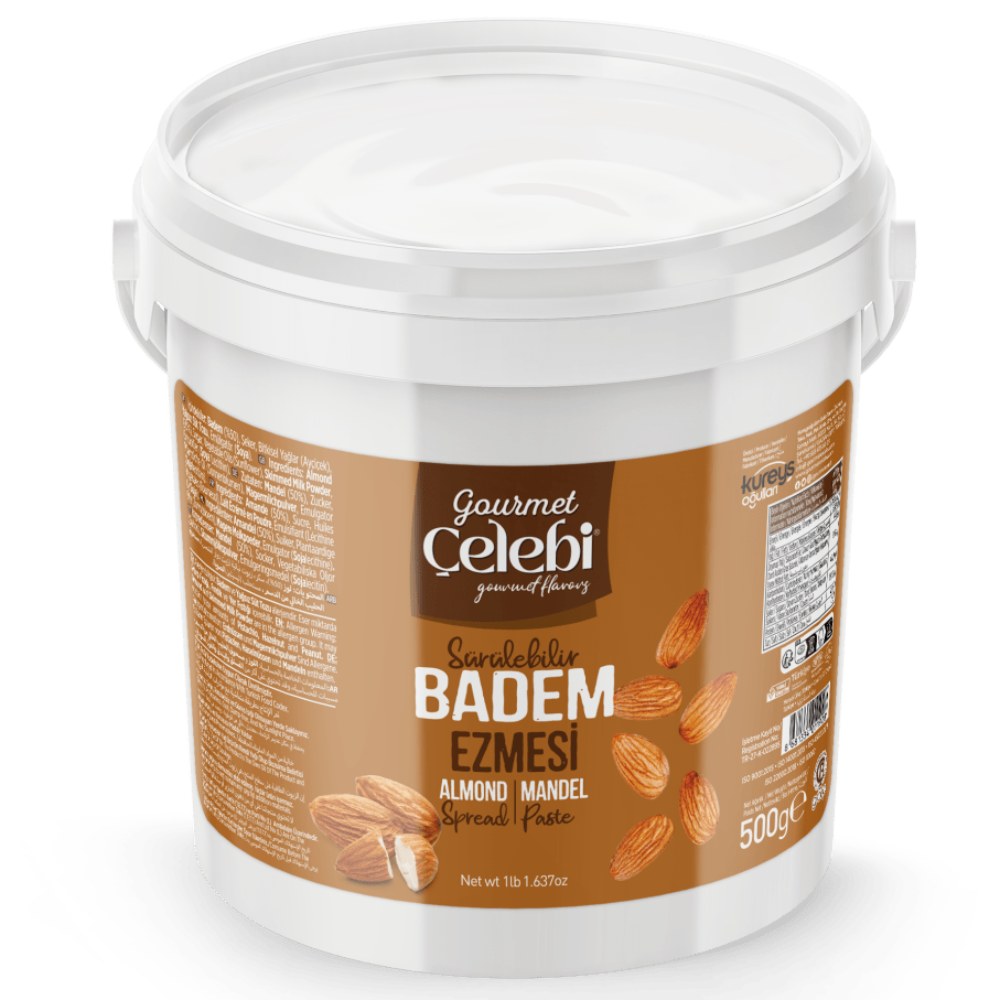 Celebiogullari Professional Spreadable Almond Butter (50%) - 500g, 1kg & 5kg Buckets - TryAladdin
