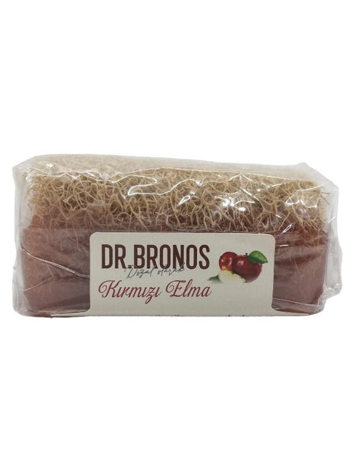 Dr. Bronos | Red Apple Soap with Natural Pumpkin Loofah