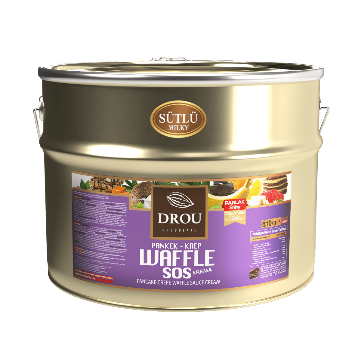 Drou Milky Chocolate Sauce for Waffle, Crepe & Pancake (10kg) - TryAladdin
