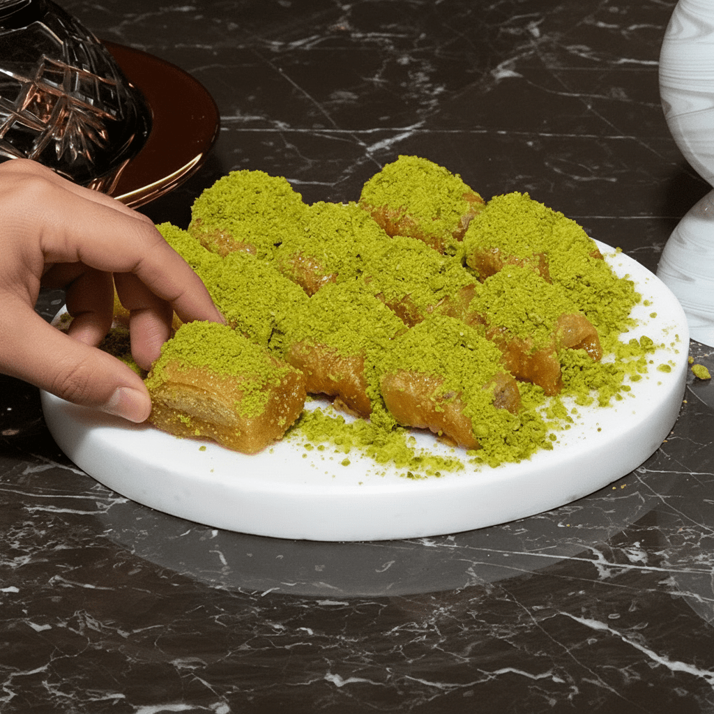 Kocak Gourmet Bird's Nest (Nightingale's Nest Style) Antep Pistachio Rolls - 1kg - TryAladdin