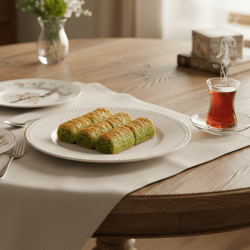 Kocak Premium Shredded Wheat Roll (Burma Kadayif Style) - Antep Pistachio - 1kg - TryAladdin