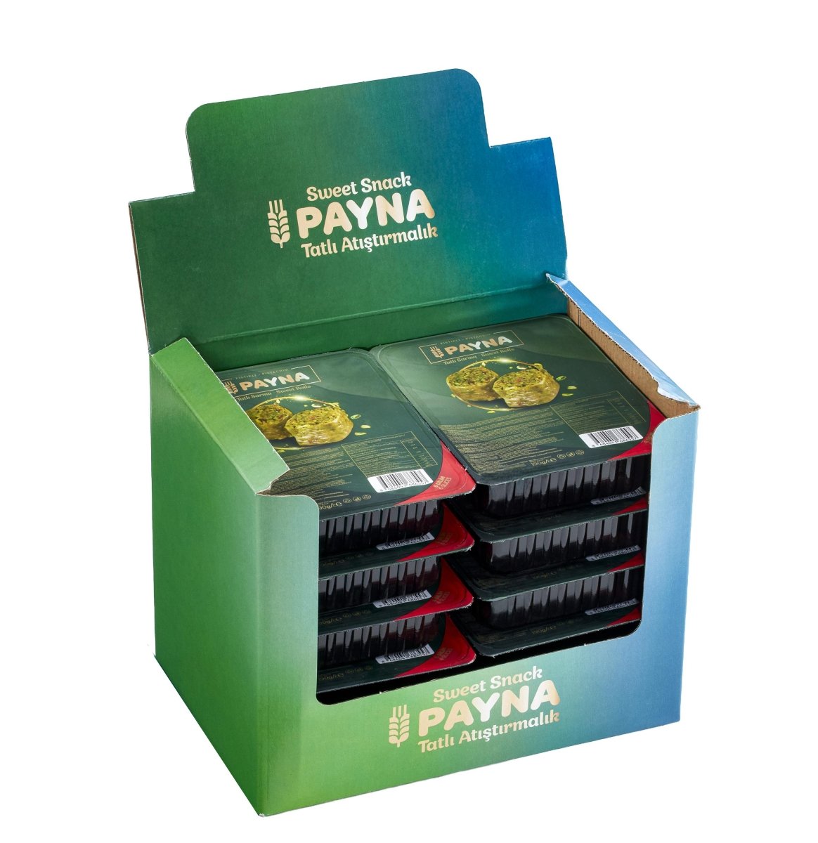 Packaged Wrap Baklava with Pistachio - 6 Slices - TryAladdin