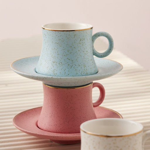 Karaca Gum 6-Person Coffee Cup Set Karaca Coffee & Tea Pots