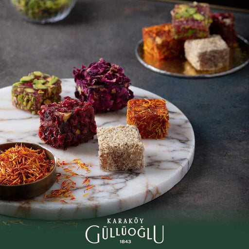 Karakoy Gulluoglu | Mixed Turkish Delight in Metal Box Karakoy Gulluoglu Turkish Delight