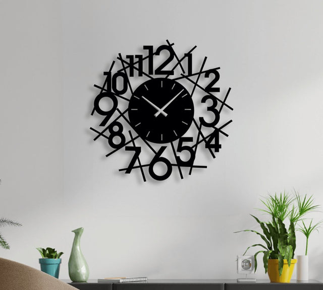 NR Dizayn | Decorative Metal Wall Clock - TryAladdin