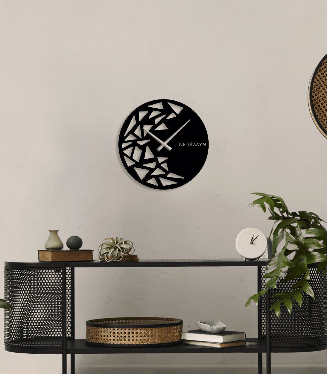 NR Dizayn | Decorative Metal Wall Clock - TryAladdin