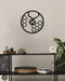 NR Dizayn | Hexagonal Decorative Metal Clock