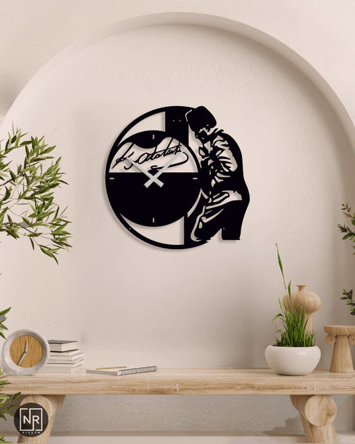 NR Dizayn | Mustafa Kemal Ataturk Decorative Metal Wall Clock