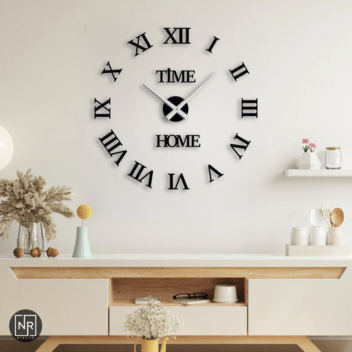 NR Dizayn | Roman Numeral Metal Wall Clock