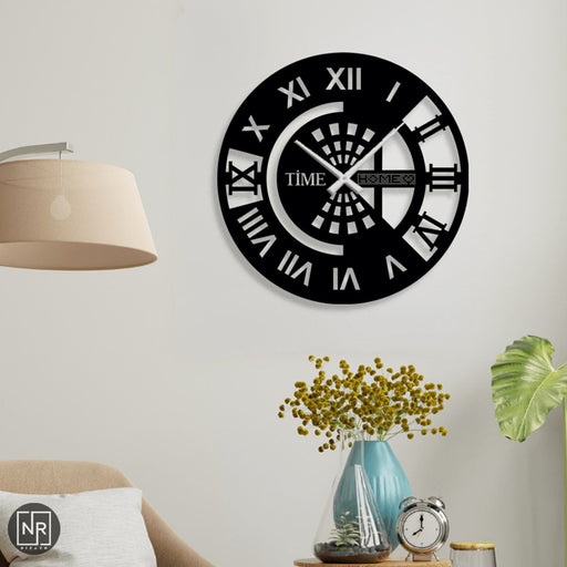 NR Dizayn | Roman Numeral Metal Wall Clock NR Dizayn Wall Clocks