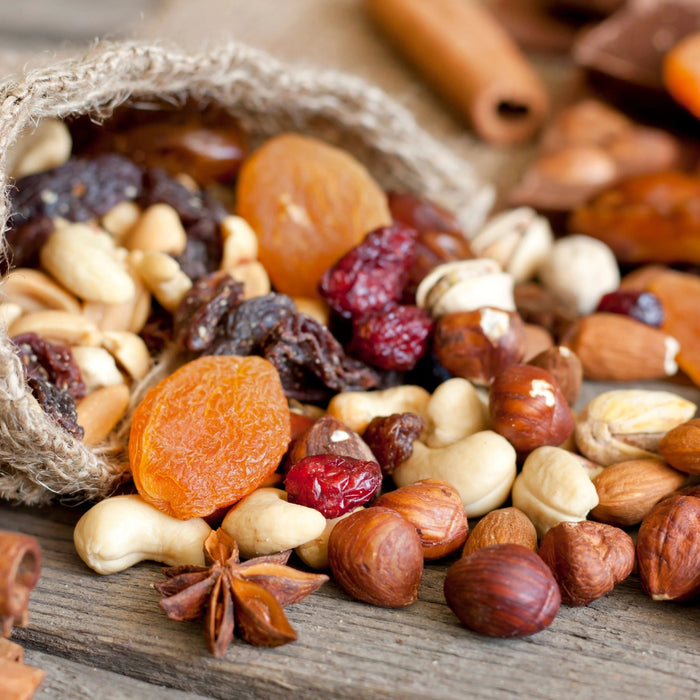 Turkish dried fruits and nuts