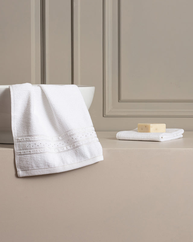Alice Soft Cotton Hand Towel - Absorbent Bathroom & Guest Towel