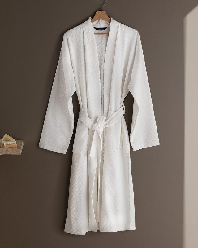 100% Cotton Men's Kimono Robe - Absorbent & Soft Comfort