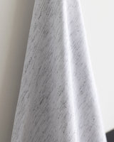 Opherna Plush Cotton Bath Towel - White and Grey