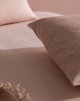Marlie Twin Cotton Sheet Set - Soft Blush Pink Bedding