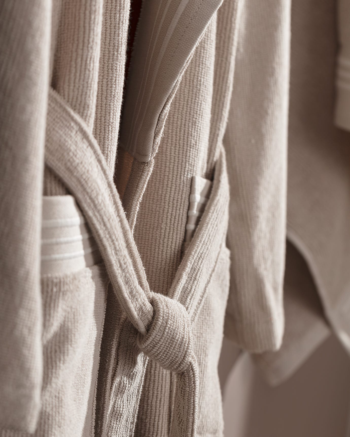 100% Cotton Men's Bathrobe & Towel Set - Plush Luxury Comfort