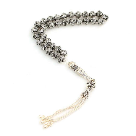 Artisan Crafted Sterling Silver Filigree Prayer Beads