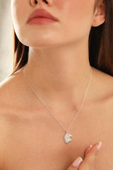 925 Sterling Silver Men's Necklace - Eagle Head Design