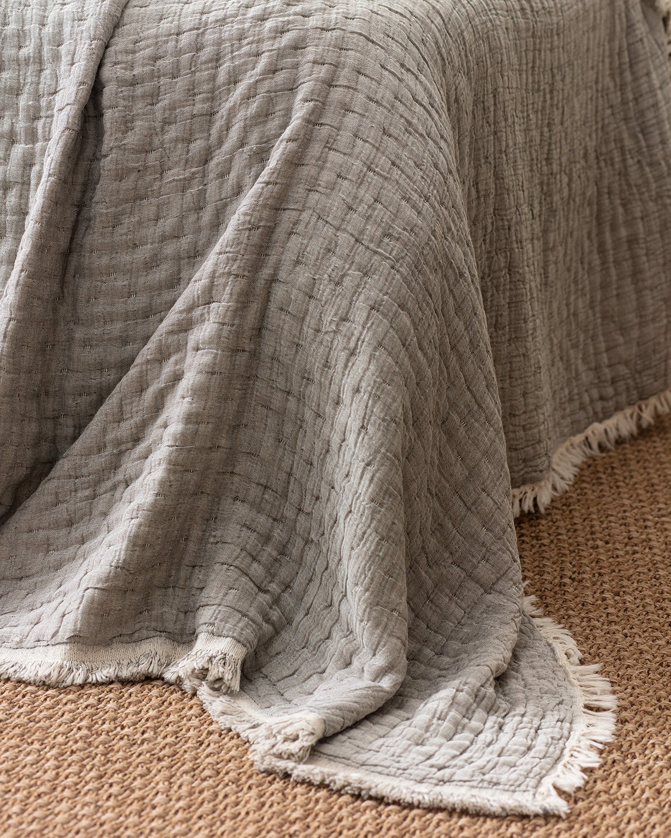 Grania King Size Cotton Bedspread - Premium Bedding Cover