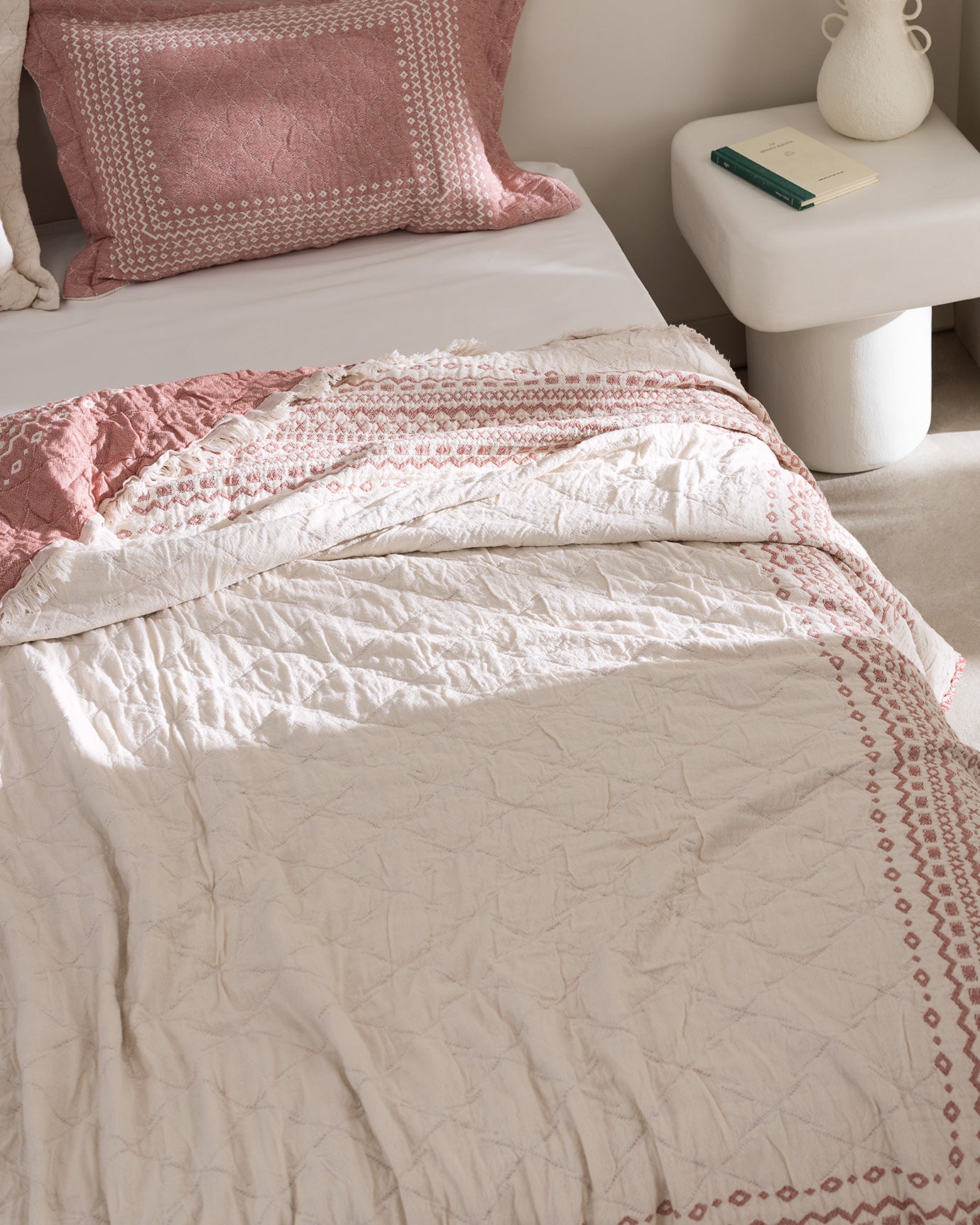 100% Cotton Double Bedspread Set - Brice Collection Comfort