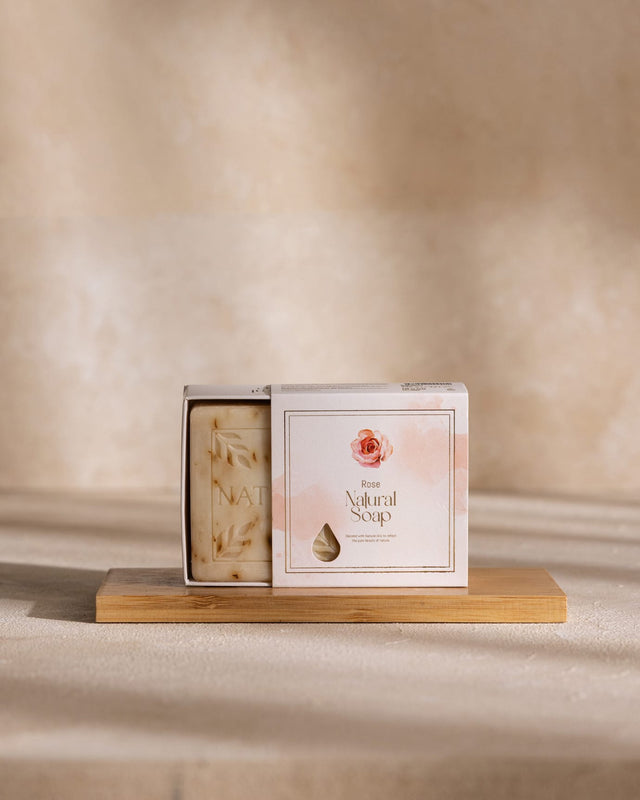 Repertoire Natural Rose Solid Soap, 125g Bar