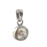 925 Sterling Silver Medallion Pendant - Queen Elizabeth Motif