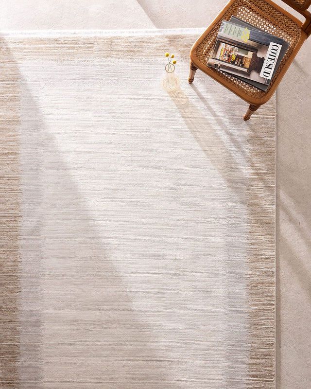 Valenza Cream Area Rug - Soft Living Room Carpet