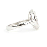 925 Sterling Silver Baguette Zircon Ring - Contemporary Round Design