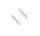 925 Sterling Silver Zigzag Earcuff - Elegant No-Piercing Earring