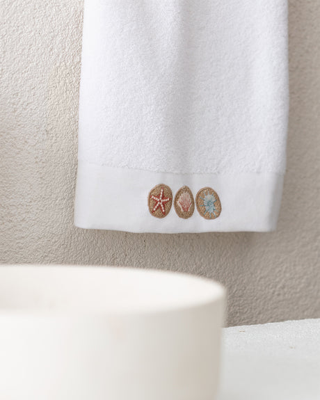 Embroidered 100% Cotton Face Towel - Ultra Soft & Absorbent
