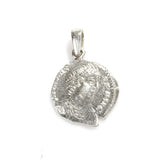 925 Sterling Silver Caesar Pendant - Ancient Roman Style