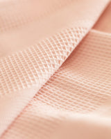 Double Size 100% Cotton Pike Blanket - Blush Pink