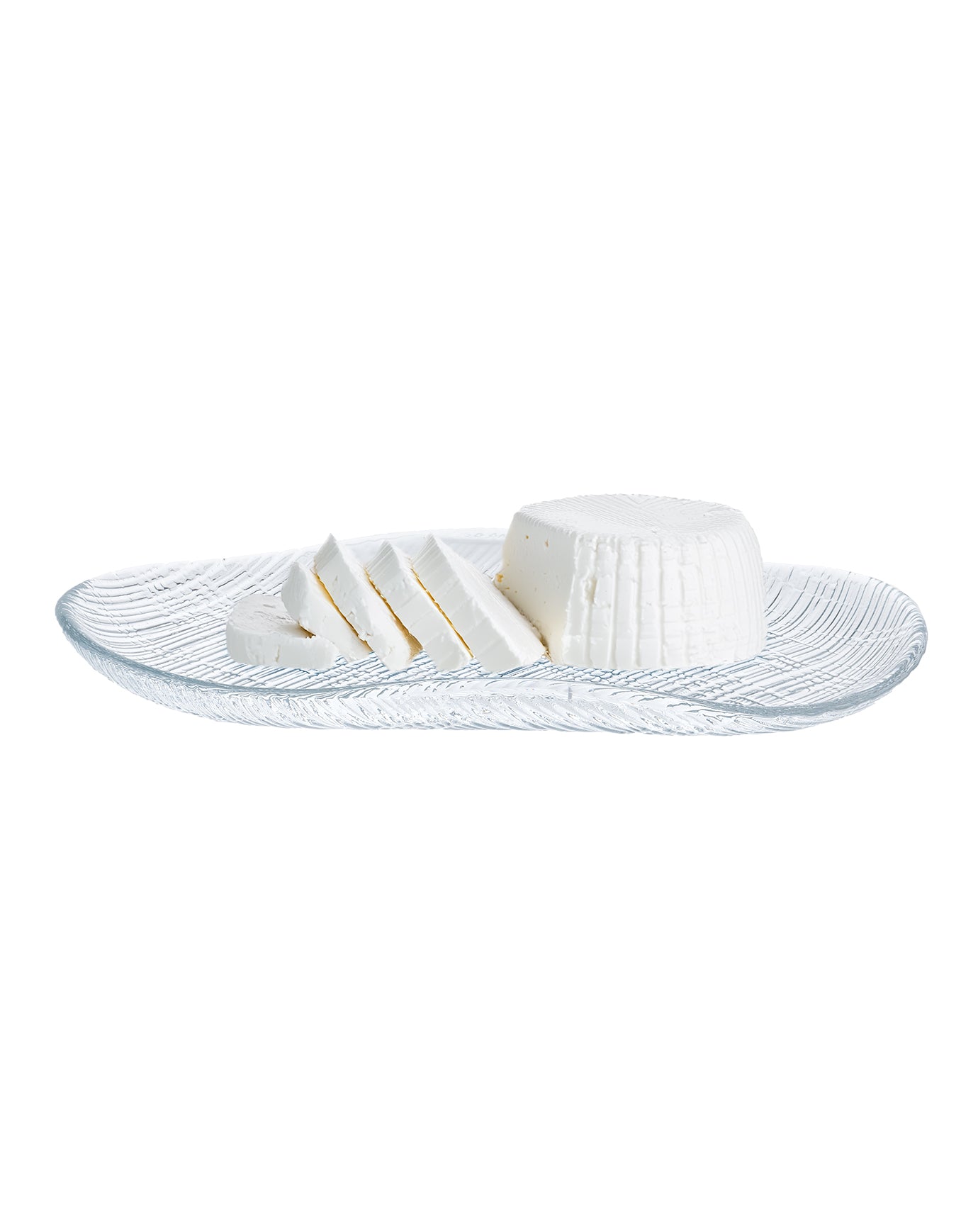 Clear Glass Oval Serving Platter - Modern Tableware Design