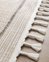Polyester Area Rug - Modern Grey Design with Soft Pile