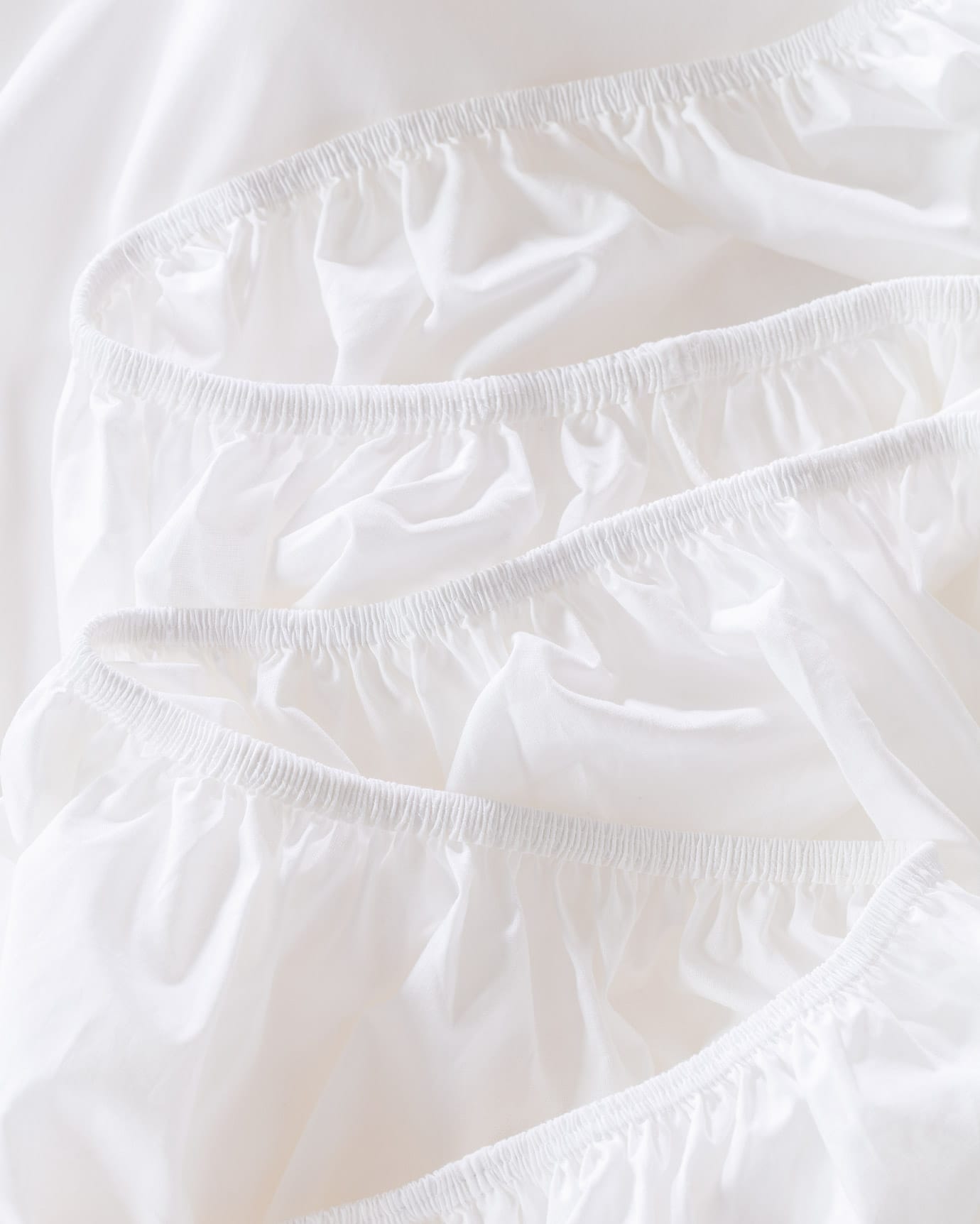 Twin Size 100% Cotton Fitted Sheet Set - Soft & Breathable Bedding