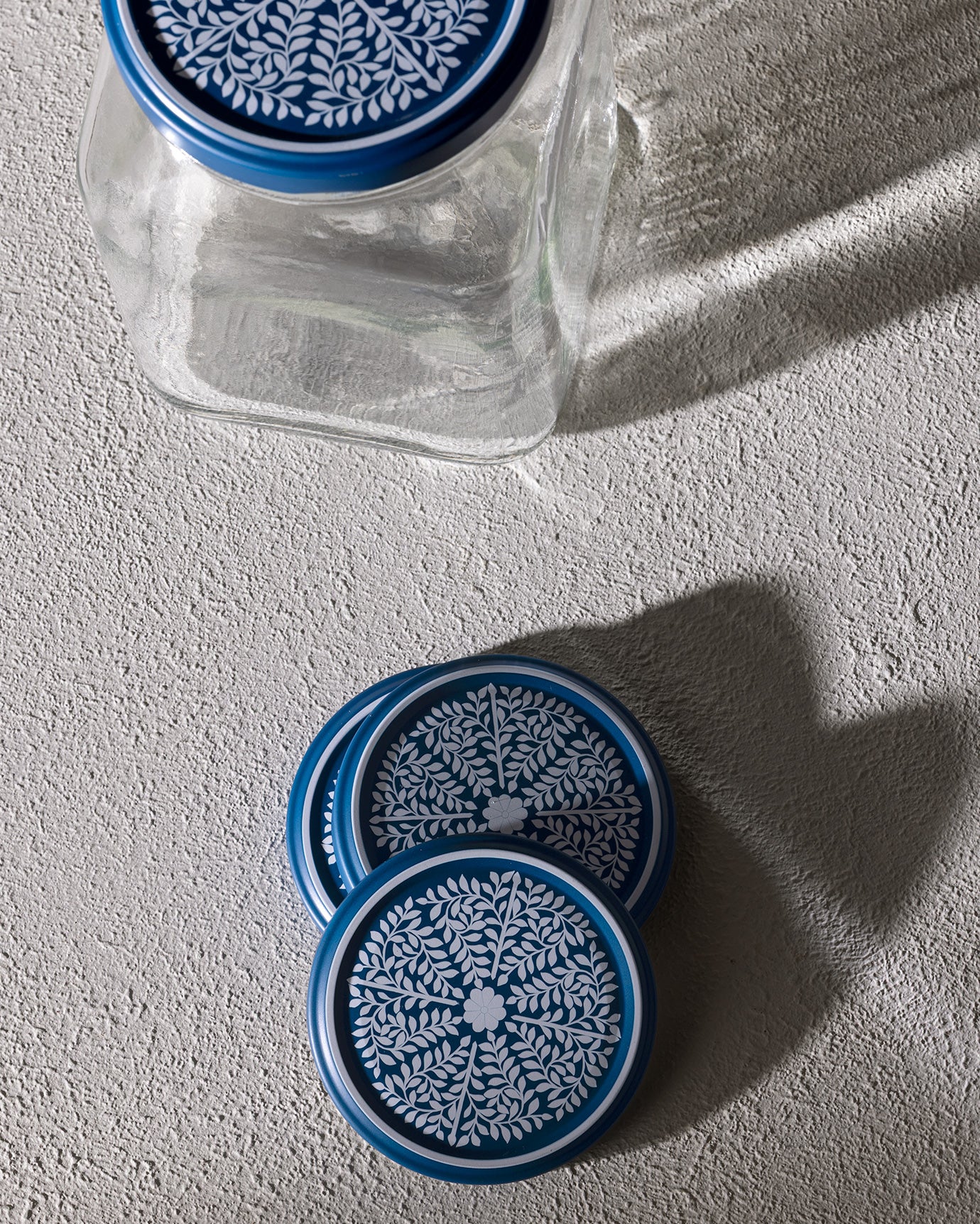 Frasco cuadrado de vidrio para almacenamiento de alimentos de 1600 ml con tapa hermética