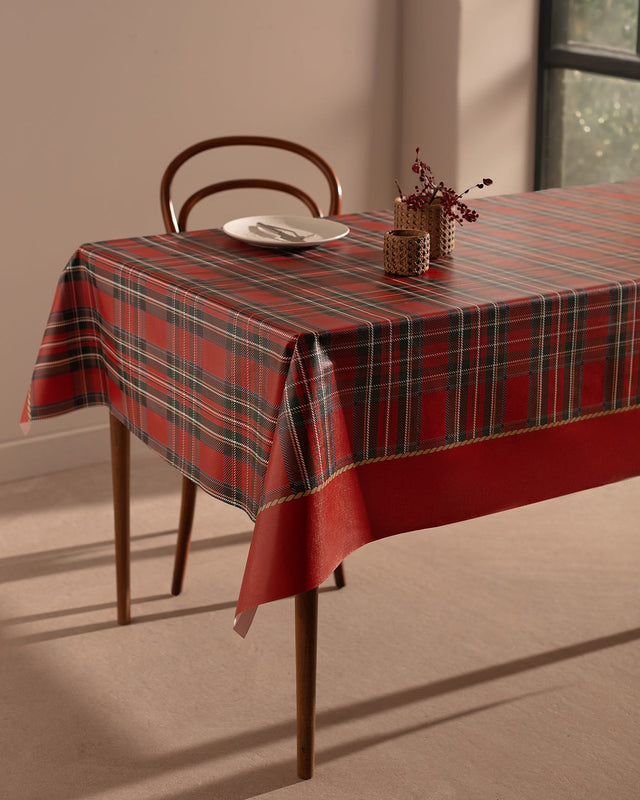 Andray PVC Waterproof Tablecloth for Dining & Kitchen Tables