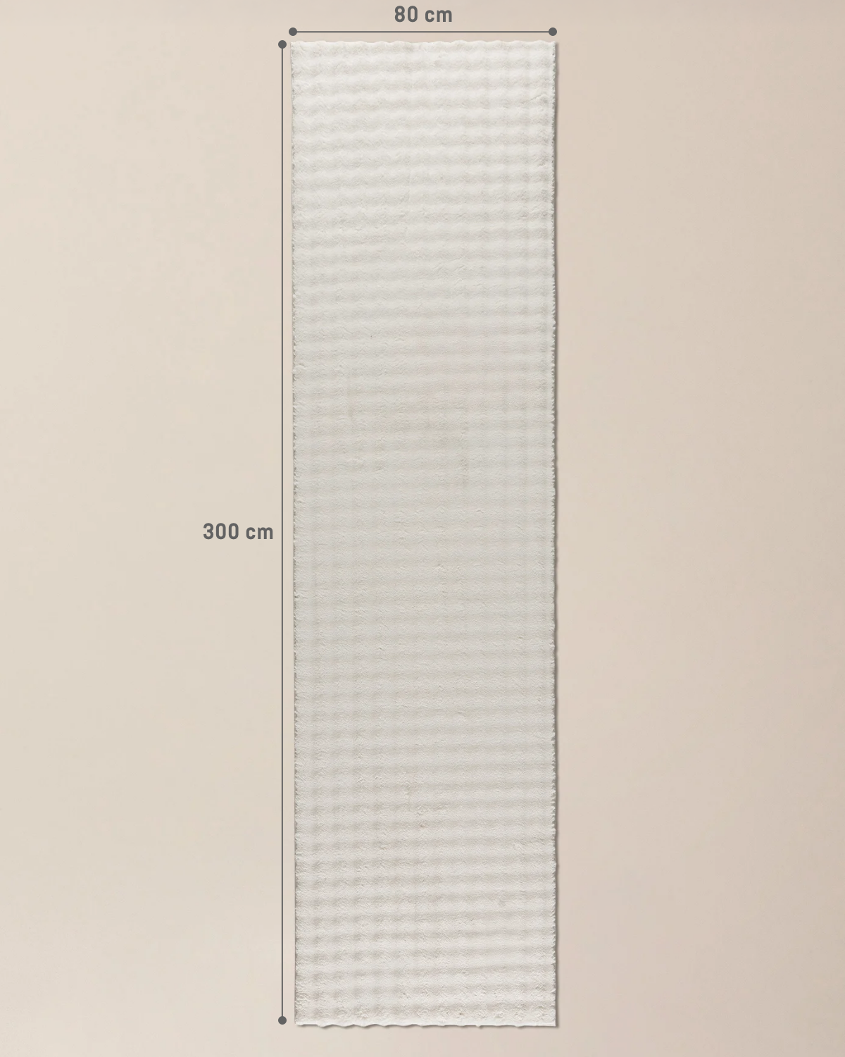 Bubble Pattern Cream Area Rug - Soft & Modern Floor Carpet