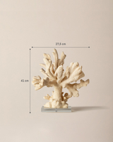 Elegant Resin Figurine - Beatrice Cream Accent Sculpture