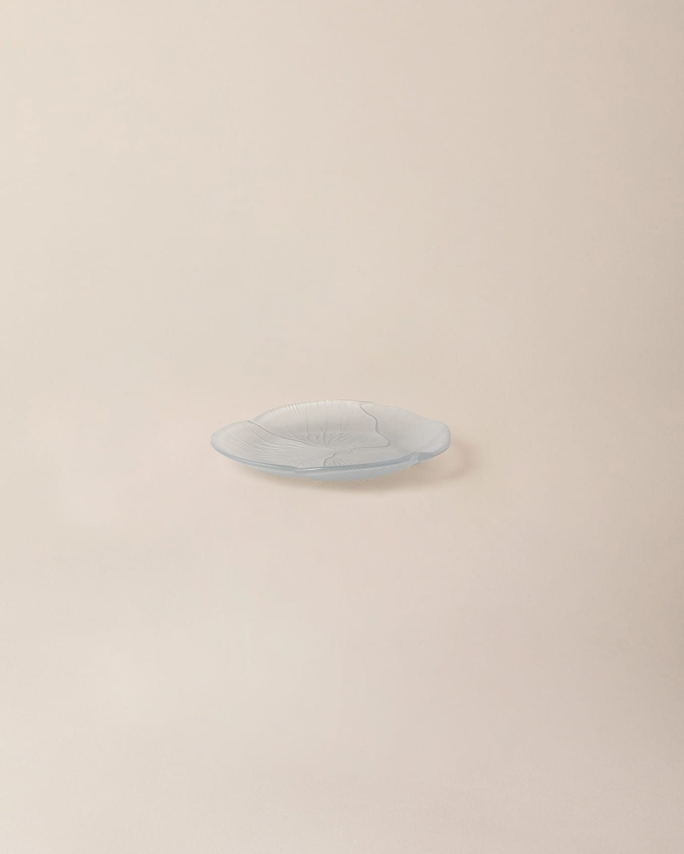 Glass Dessert Plate - Modern Minimalist Style