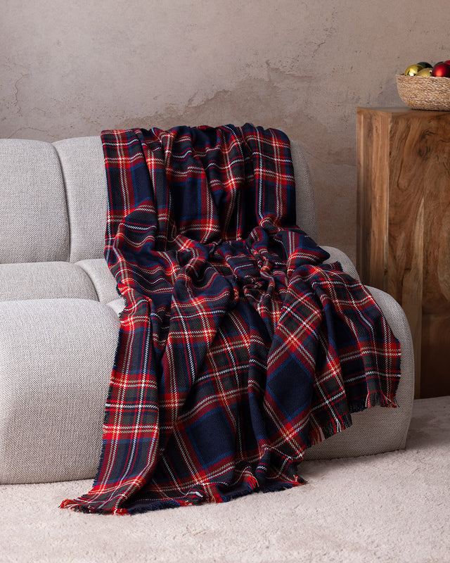 Soft Knit Sofa Throw Blanket - Cozy Decorative Home Accent