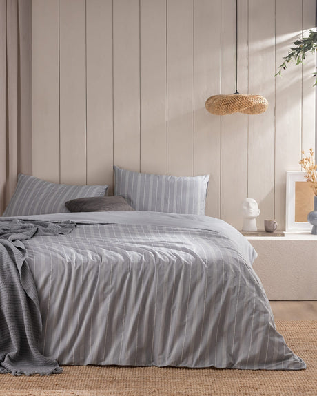 Amelia Double Cotton Dobby Weave Duvet Cover Set